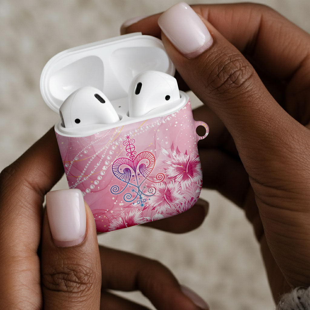 Afro Vodou Erzulie Freda AirPods Case Hibiscus & Pearls