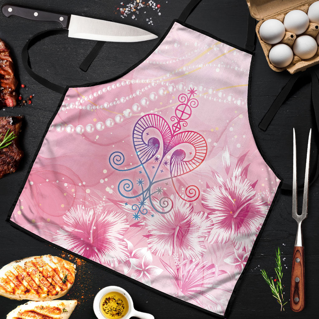 Afro Vodou Erzulie Freda Apron Hibiscus & Pearls