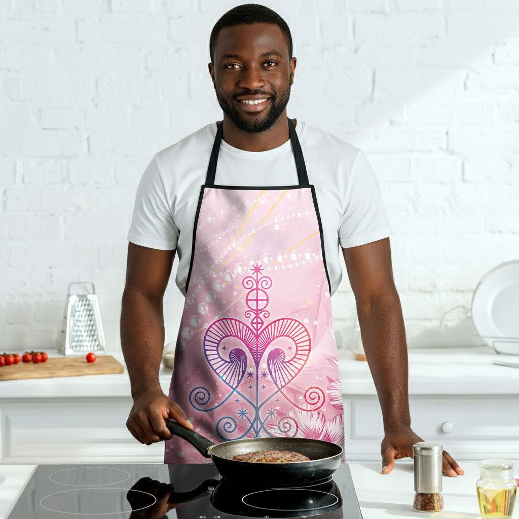 Afro Vodou Erzulie Freda Apron Hibiscus & Pearls