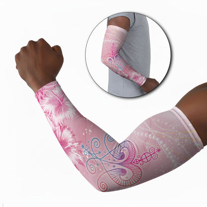 Afro Vodou Erzulie Freda Arm Sleeves Hibiscus & Pearls
