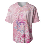 Afro Vodou Erzulie Freda Baseball Jersey Hibiscus & Pearls