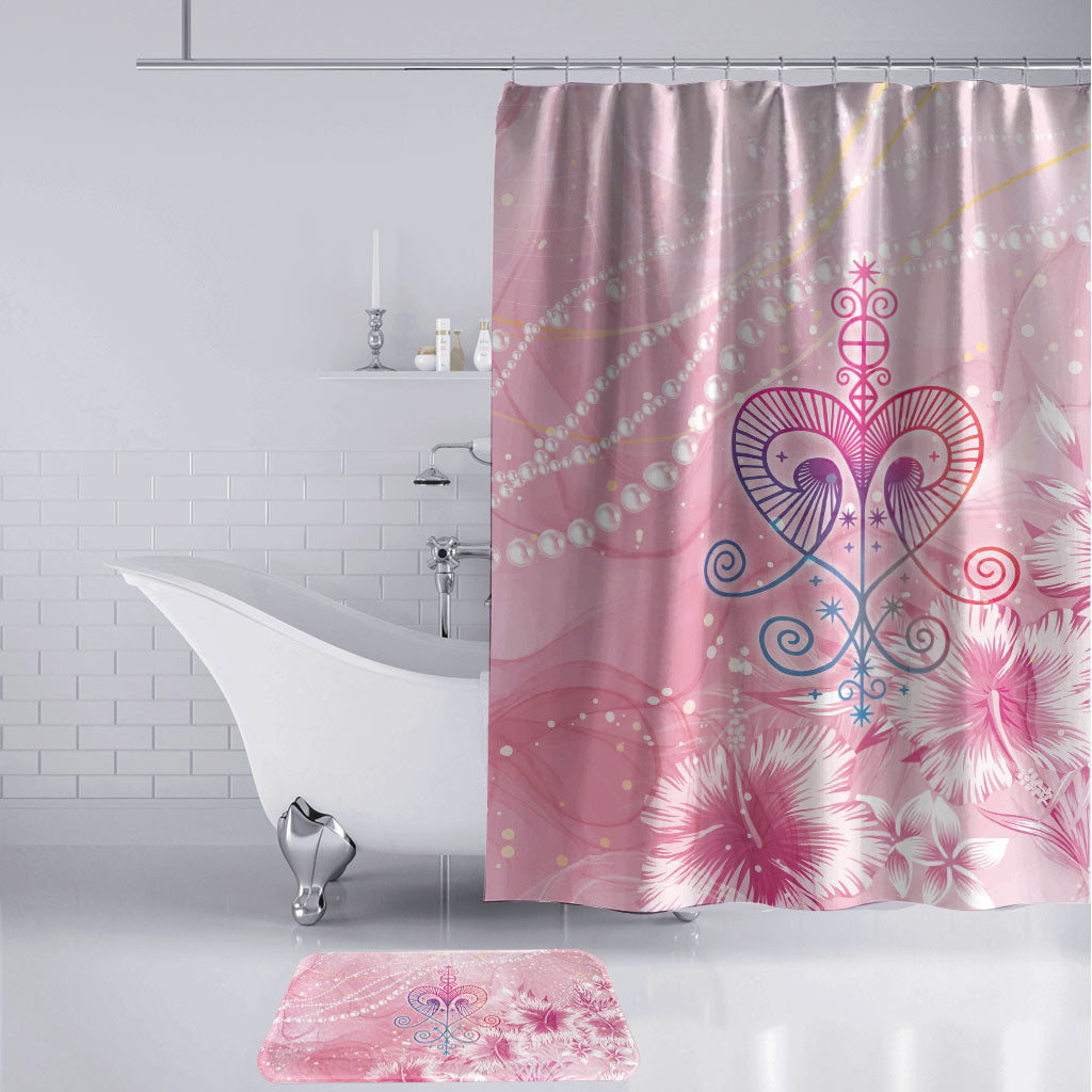 Afro Vodou Erzulie Freda Bathroom Set Hibiscus & Pearls