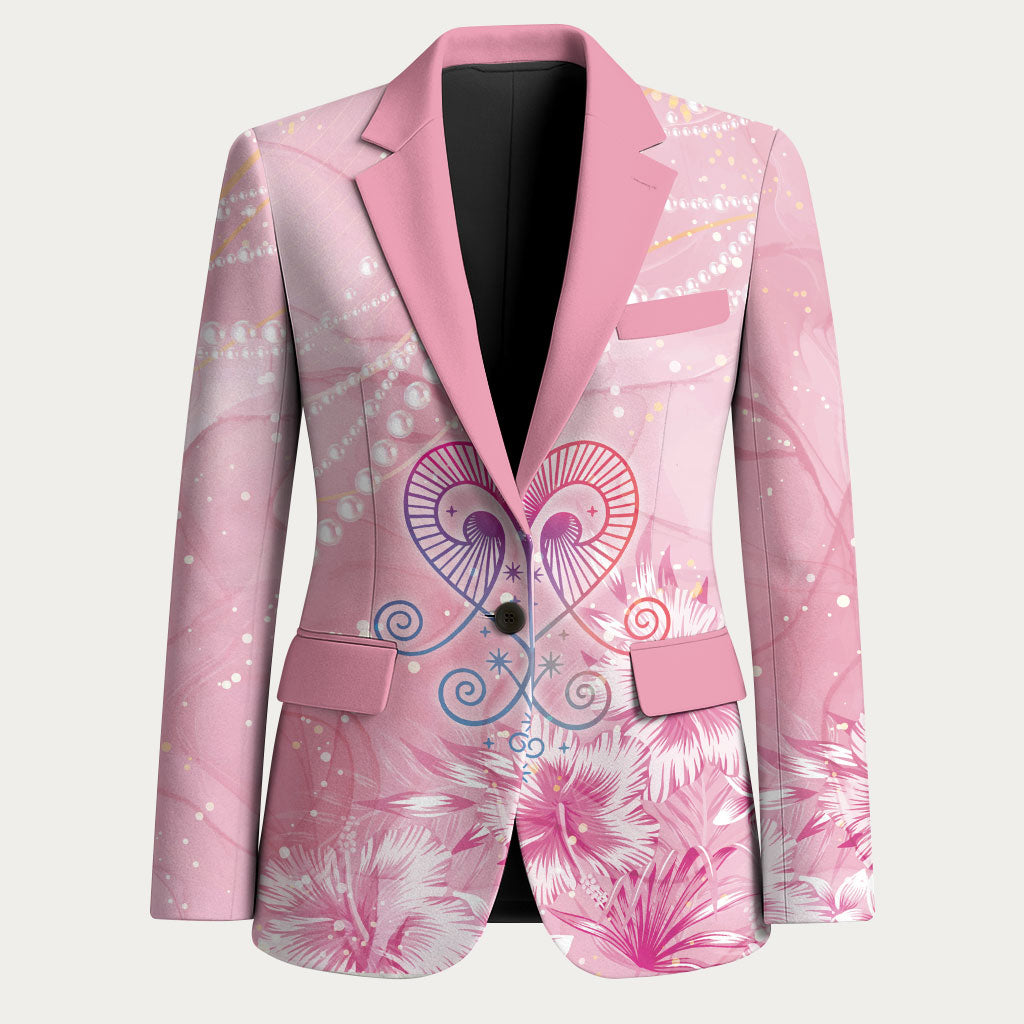Afro Vodou Erzulie Freda Blazer Hibiscus & Pearls