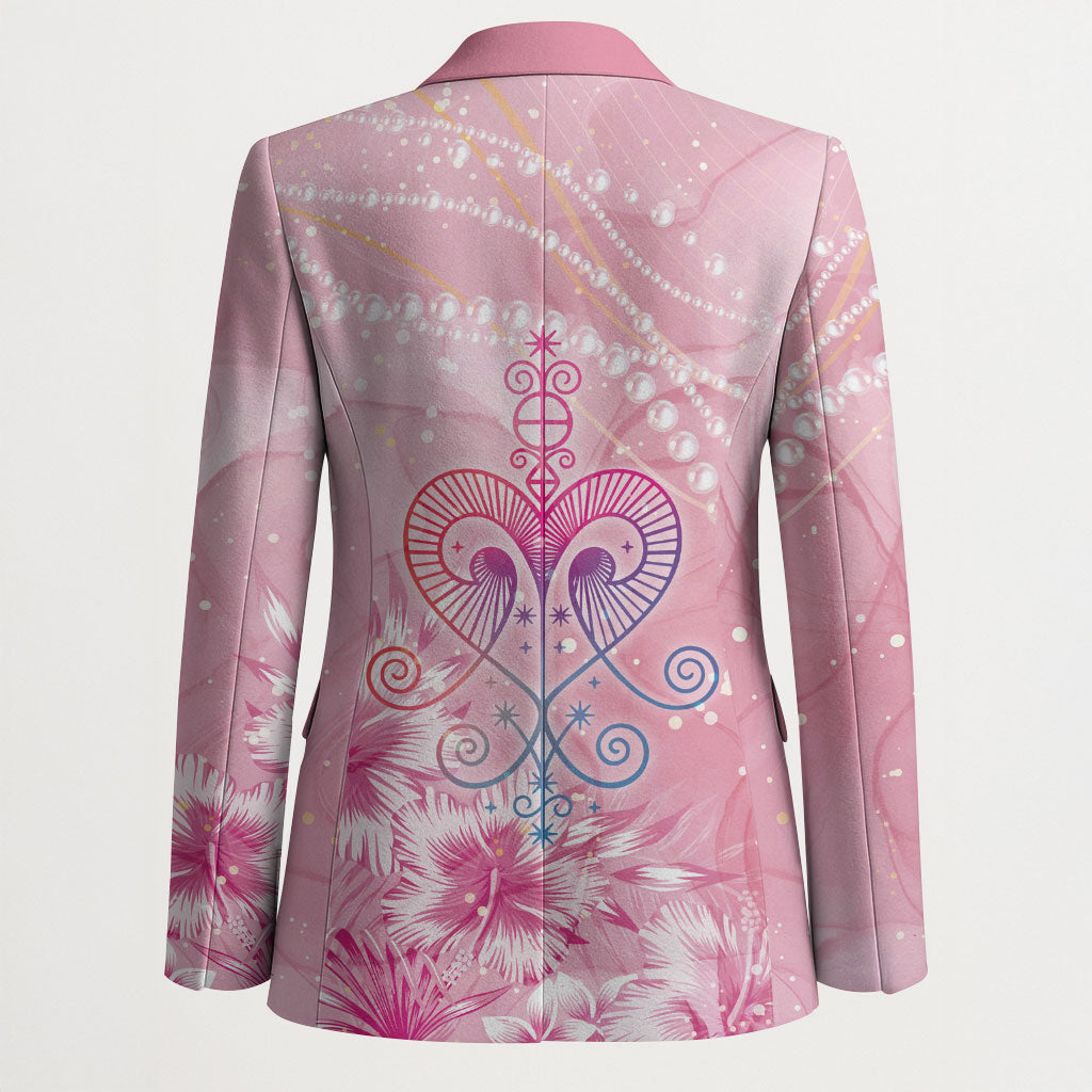 Afro Vodou Erzulie Freda Blazer Hibiscus & Pearls
