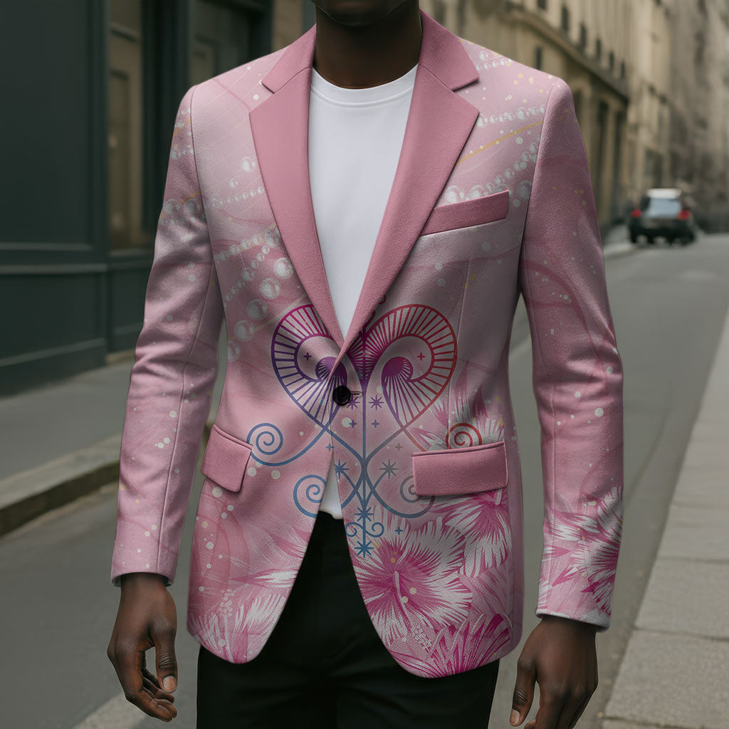 Afro Vodou Erzulie Freda Blazer Hibiscus & Pearls