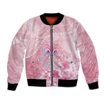 Afro Vodou Erzulie Freda Bomber Jacket Hibiscus & Pearls