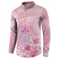 Afro Vodou Erzulie Freda Button Sweatshirt Hibiscus & Pearls