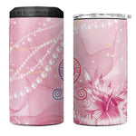 Afro Vodou Erzulie Freda 4 in 1 Can Cooler Tumbler Hibiscus & Pearls