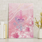 Afro Vodou Erzulie Freda Canvas Wall Art Hibiscus & Pearls