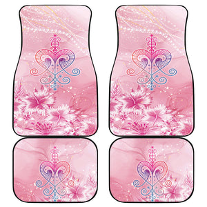 Afro Vodou Erzulie Freda Car Mats Hibiscus & Pearls