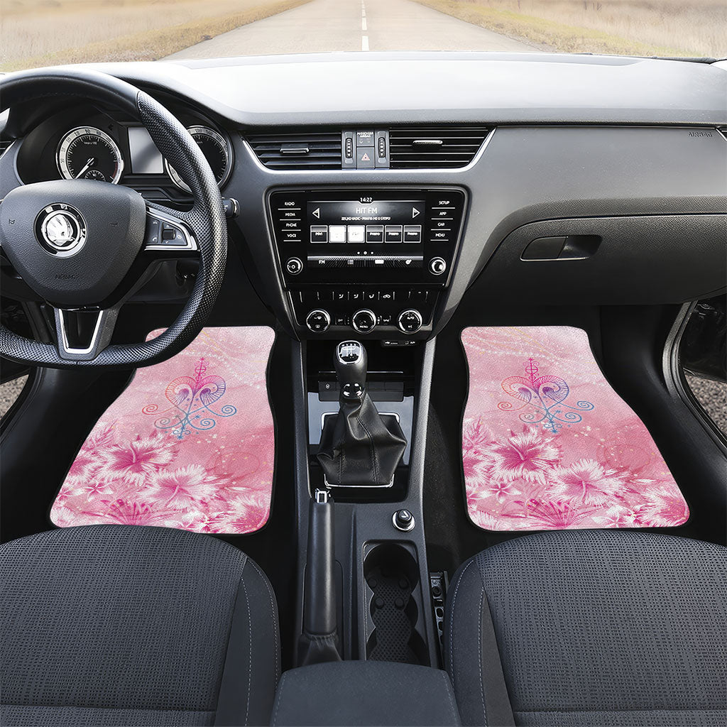 Afro Vodou Erzulie Freda Car Mats Hibiscus & Pearls