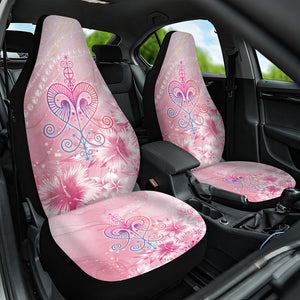 Afro Vodou Erzulie Freda Car Seat Cover Hibiscus & Pearls