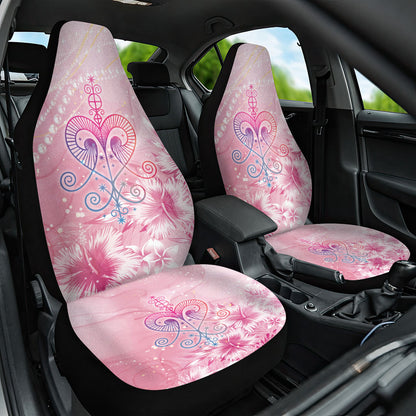 Afro Vodou Erzulie Freda Car Seat Cover Hibiscus & Pearls