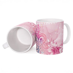 Afro Vodou Erzulie Freda Ceramic Mug Hibiscus & Pearls