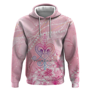 Afro Vodou Erzulie Freda Hoodie Hibiscus & Pearls