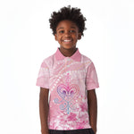 Afro Vodou Erzulie Freda Kid Polo Shirt Hibiscus & Pearls