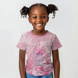 Afro Vodou Erzulie Freda Kid T shirt Hibiscus & Pearls
