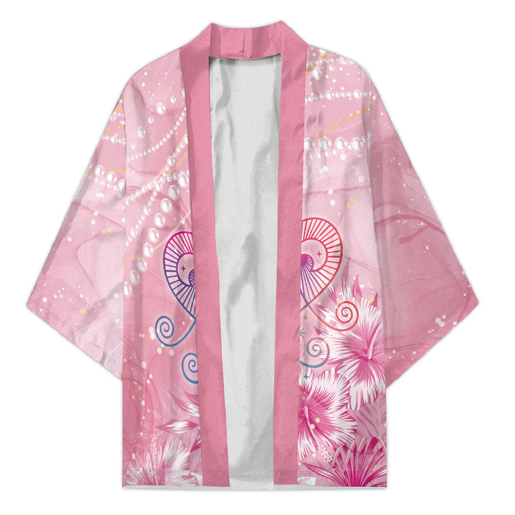 Afro Vodou Erzulie Freda Kimono Hibiscus & Pearls