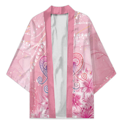 Afro Vodou Erzulie Freda Kimono Hibiscus & Pearls