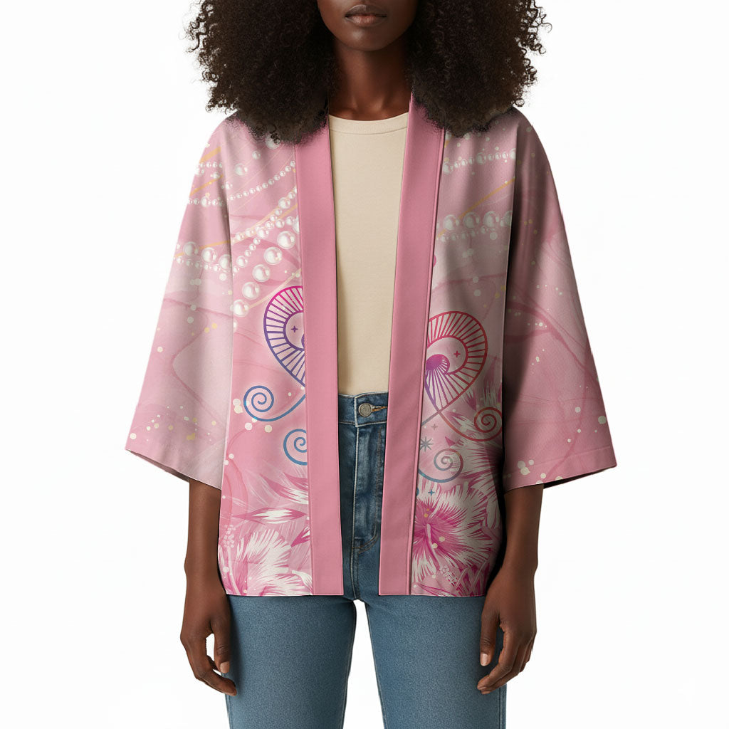 Afro Vodou Erzulie Freda Kimono Hibiscus & Pearls