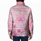 Afro Vodou Erzulie Freda Padded Jacket Hibiscus & Pearls