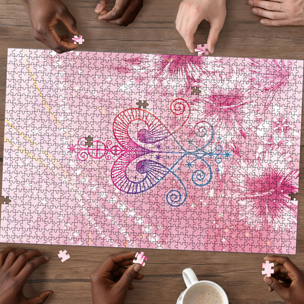Afro Vodou Erzulie Freda Puzzle Hibiscus & Pearls