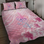 Afro Vodou Erzulie Freda Quilt Bed Set Hibiscus & Pearls