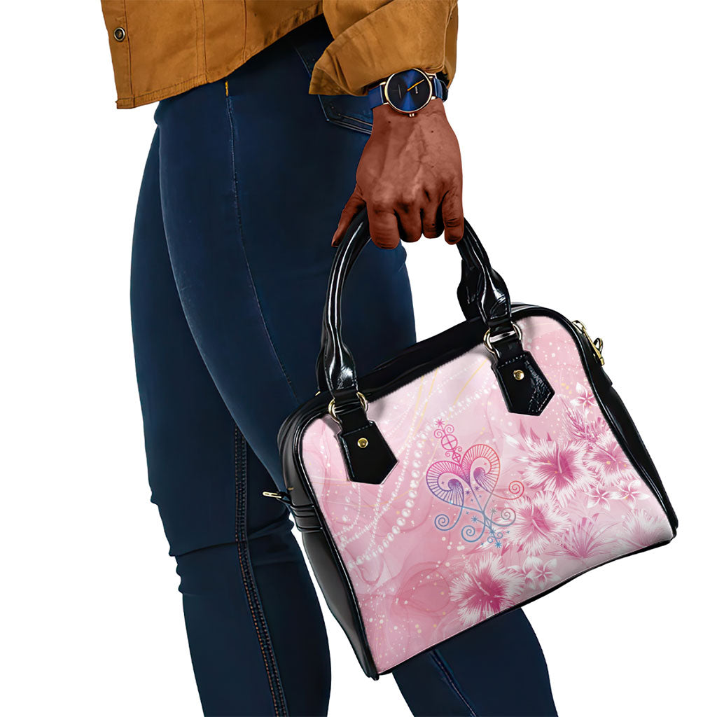 Afro Vodou Erzulie Freda Shoulder Handbag Hibiscus & Pearls