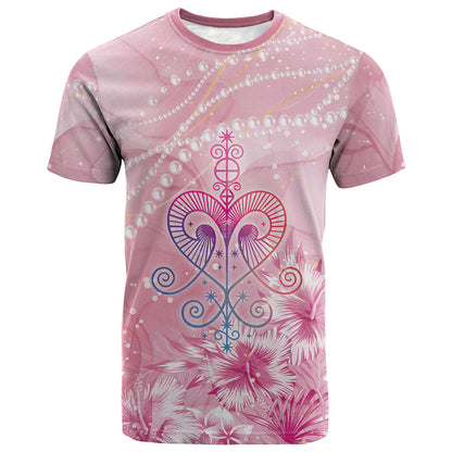 Afro Vodou Erzulie Freda T shirt Hibiscus & Pearls