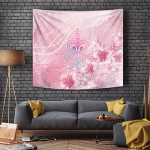 Afro Vodou Erzulie Freda Tapestry Hibiscus & Pearls