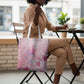 Afro Vodou Erzulie Freda Tote Bag Hibiscus & Pearls