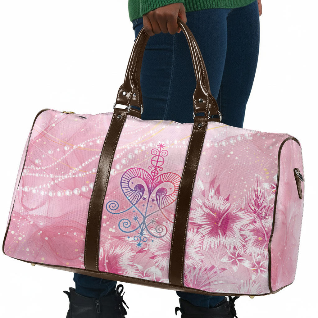Afro Vodou Erzulie Freda Travel Bag Hibiscus & Pearls