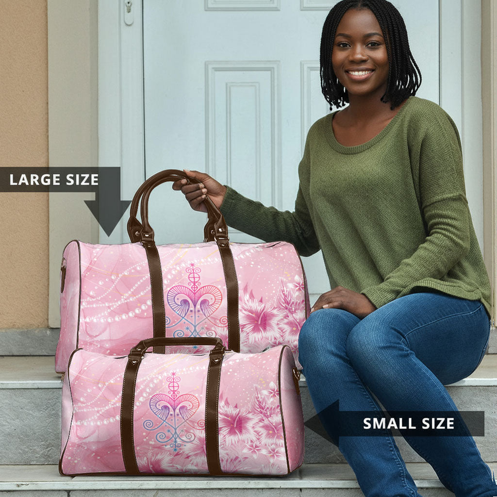 Afro Vodou Erzulie Freda Travel Bag Hibiscus & Pearls