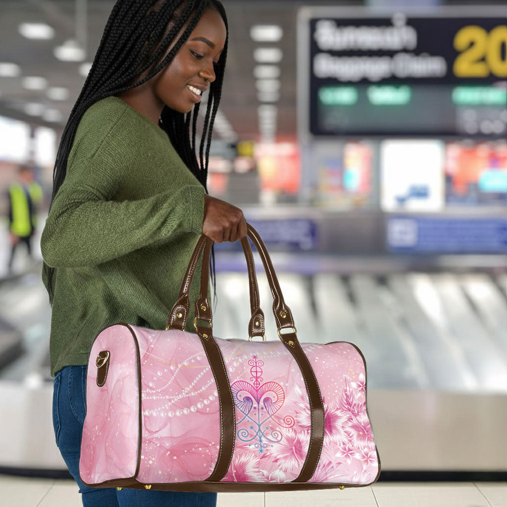 Afro Vodou Erzulie Freda Travel Bag Hibiscus & Pearls