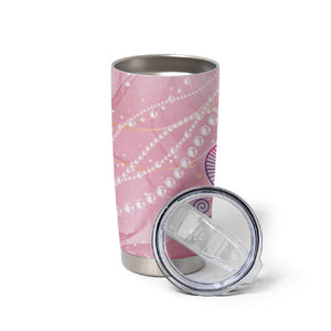 Afro Vodou Erzulie Freda Tumbler Cup Hibiscus & Pearls