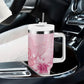 Afro Vodou Erzulie Freda Tumbler With Handle Hibiscus & Pearls