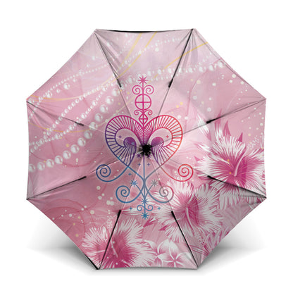 Afro Vodou Erzulie Freda Umbrella Hibiscus & Pearls