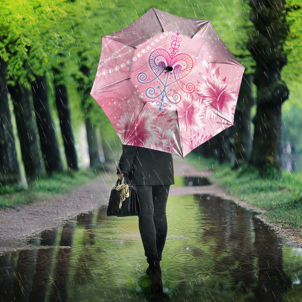 Afro Vodou Erzulie Freda Umbrella Hibiscus & Pearls