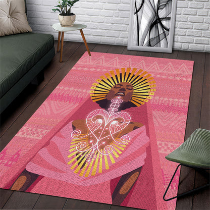 Afro Vodou Erzulie Freda Goddess Area Rug