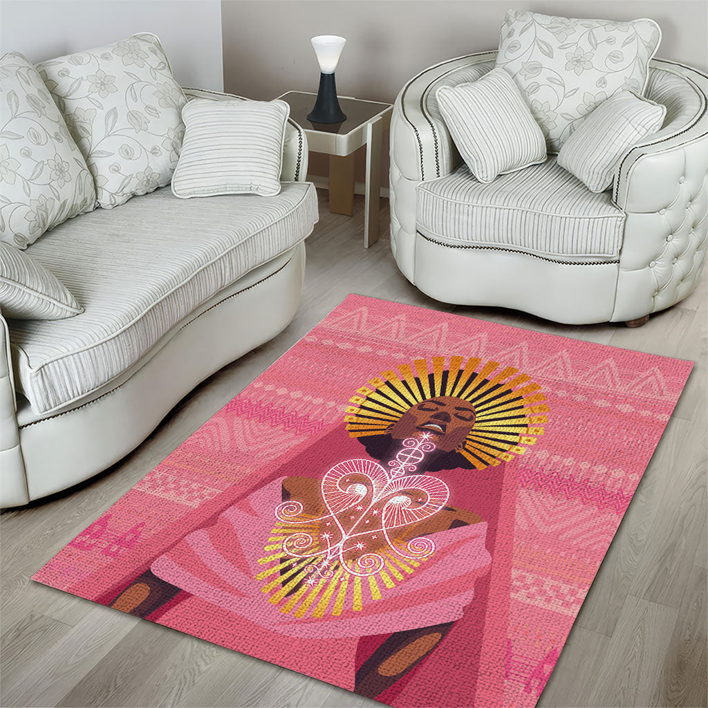 Afro Vodou Erzulie Freda Goddess Area Rug