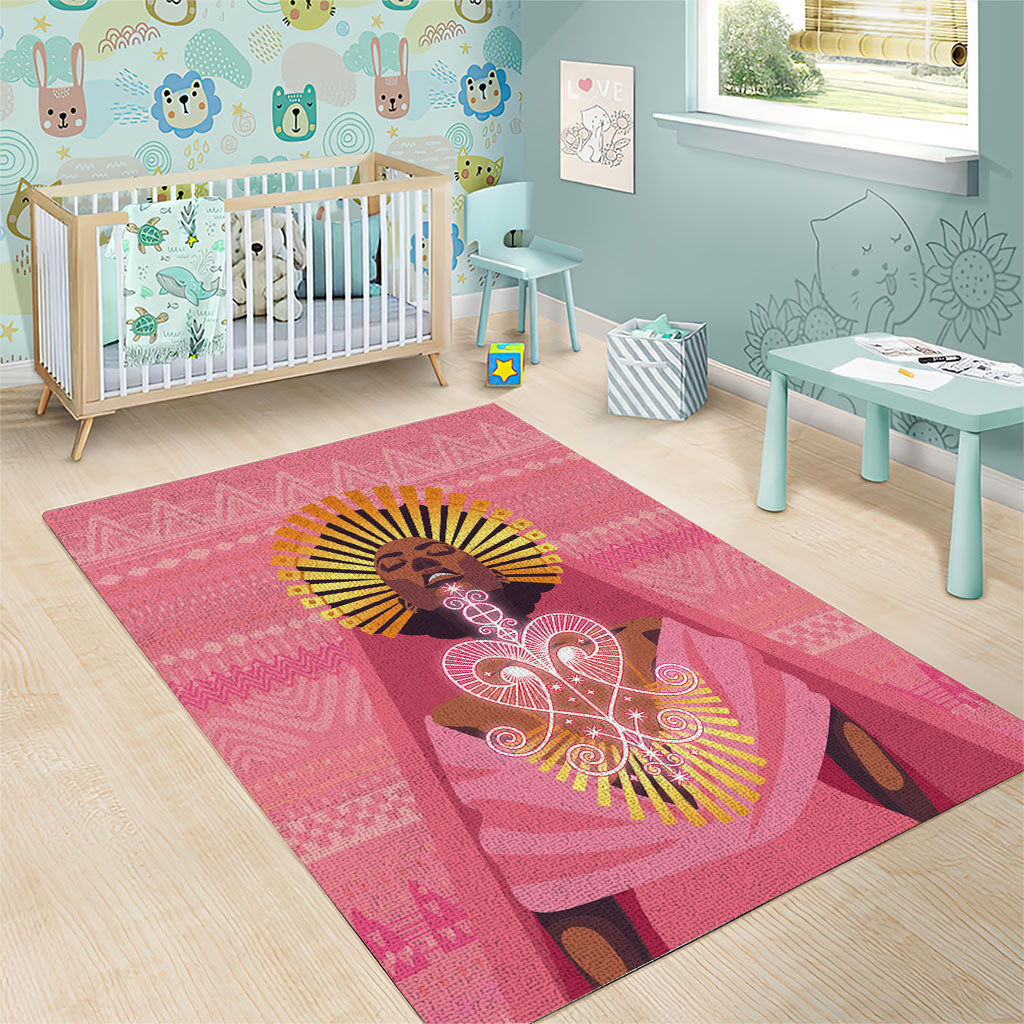 Afro Vodou Erzulie Freda Goddess Area Rug