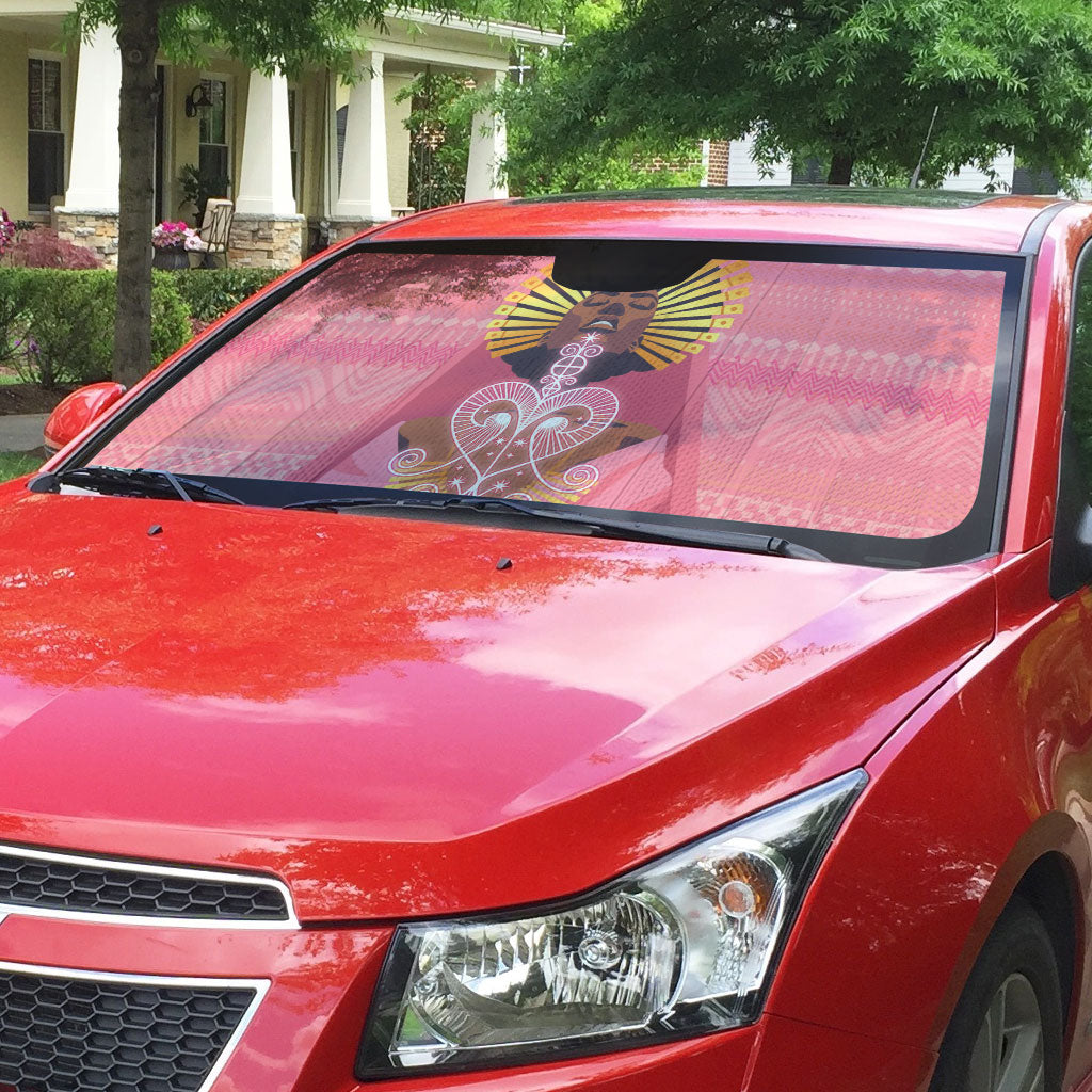 Afro Vodou Erzulie Freda Goddess Auto Sun Shade
