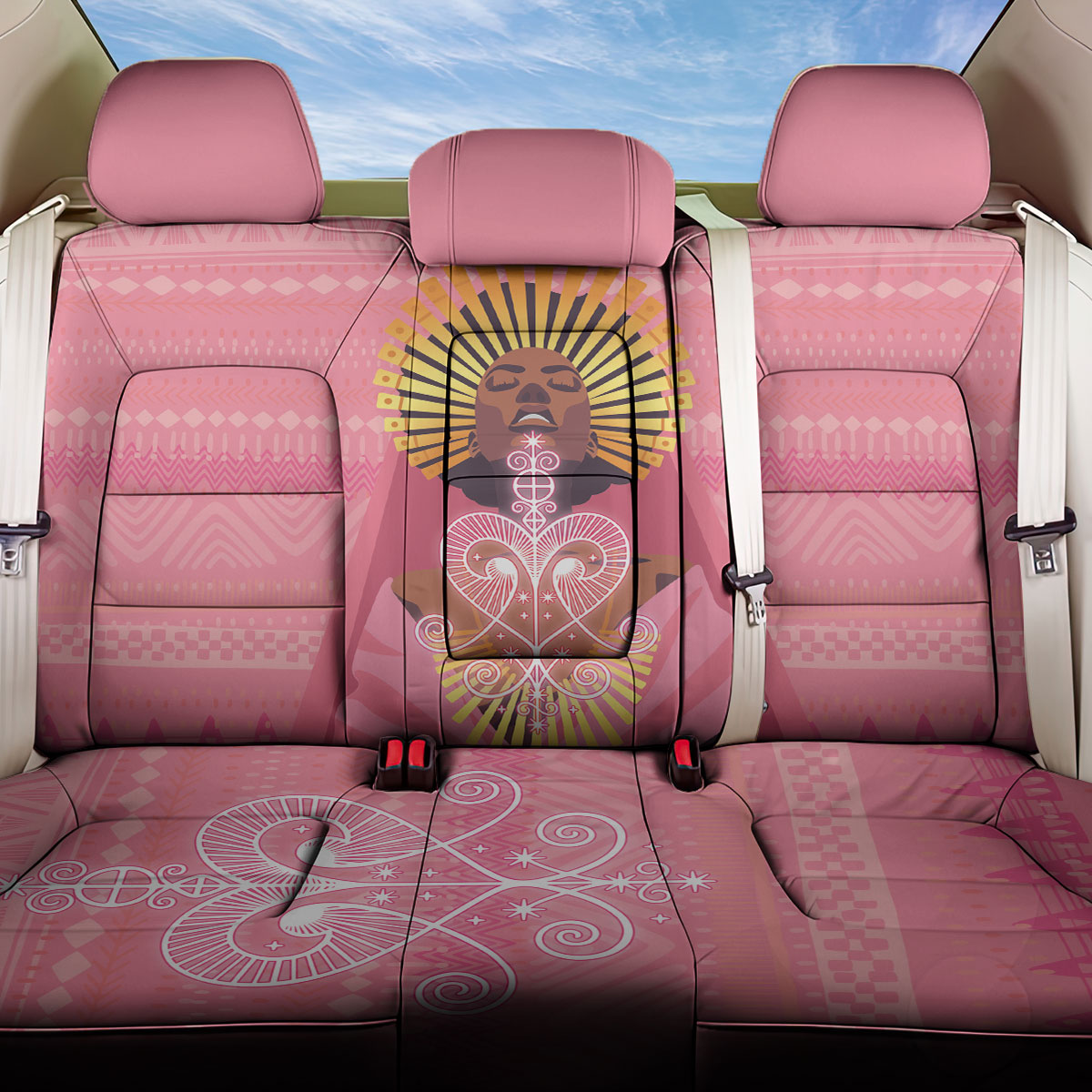 Afro Vodou Erzulie Freda Goddess Back Car Seat Cover
