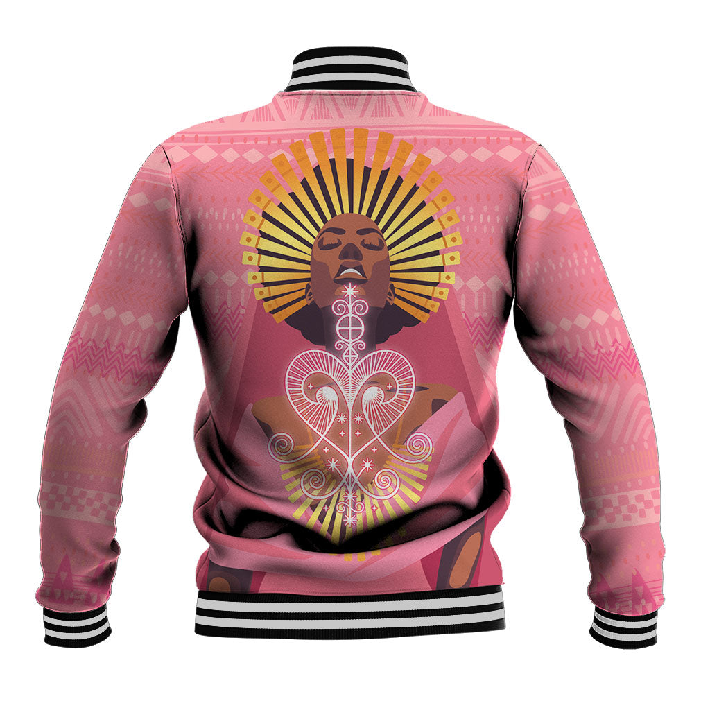 Afro Vodou Erzulie Freda Goddess Baseball Jacket