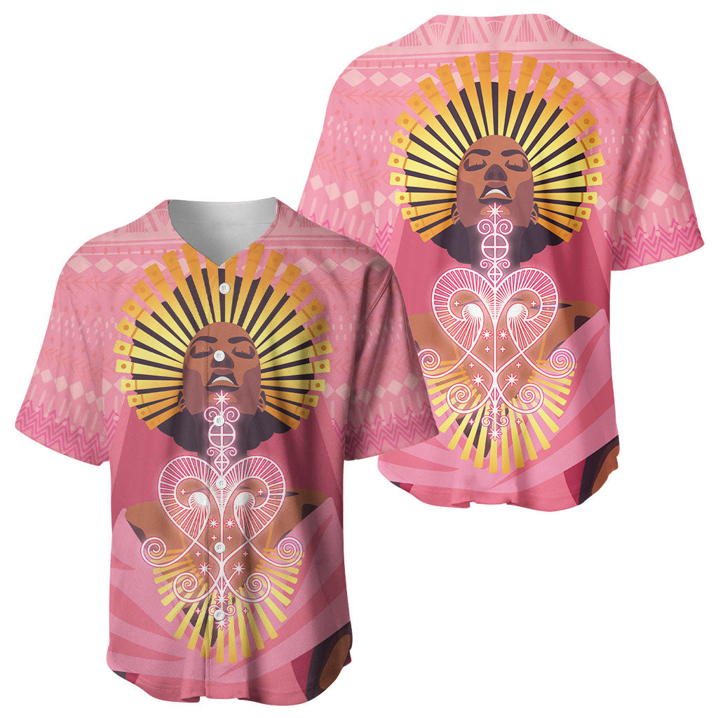 Afro Vodou Erzulie Freda Goddess Baseball Jersey