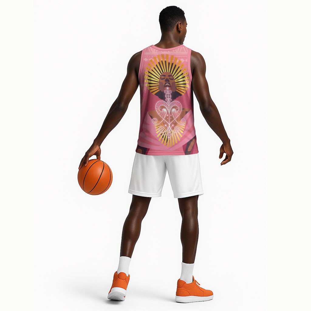 Afro Vodou Erzulie Freda Goddess Basketball Jersey