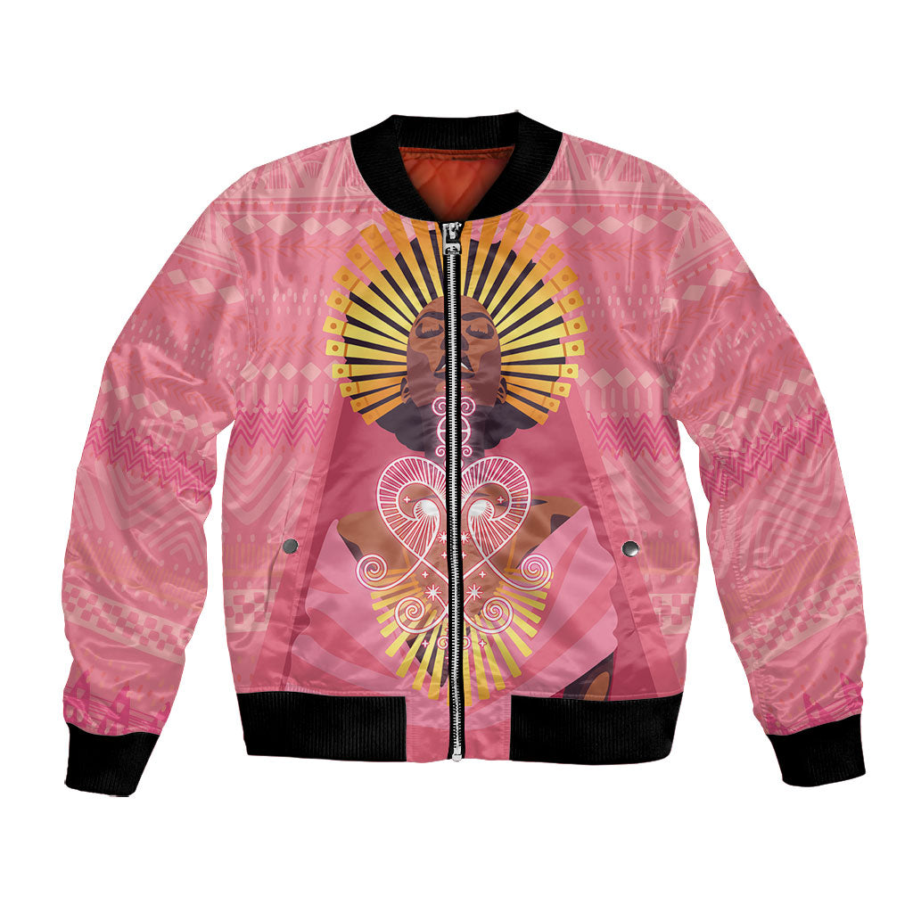 Afro Vodou Erzulie Freda Goddess Bomber Jacket