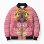 Afro Vodou Erzulie Freda Goddess Bomber Puffer Jacket