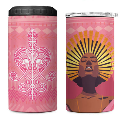 Afro Vodou Erzulie Freda Goddess 4 in 1 Can Cooler Tumbler