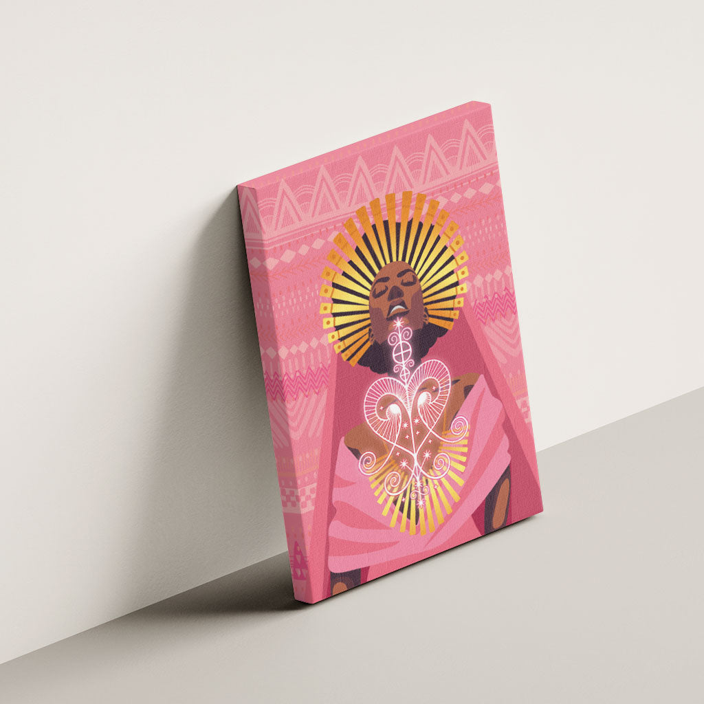 Afro Vodou Erzulie Freda Goddess Canvas Wall Art
